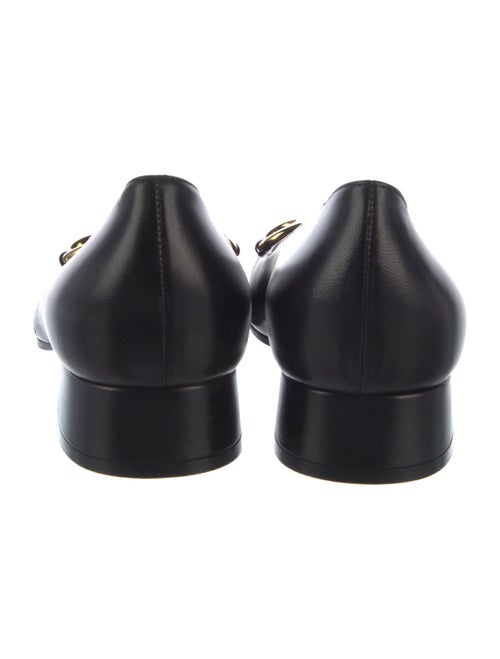 Gucci Horsebit Accent Leather Pumps