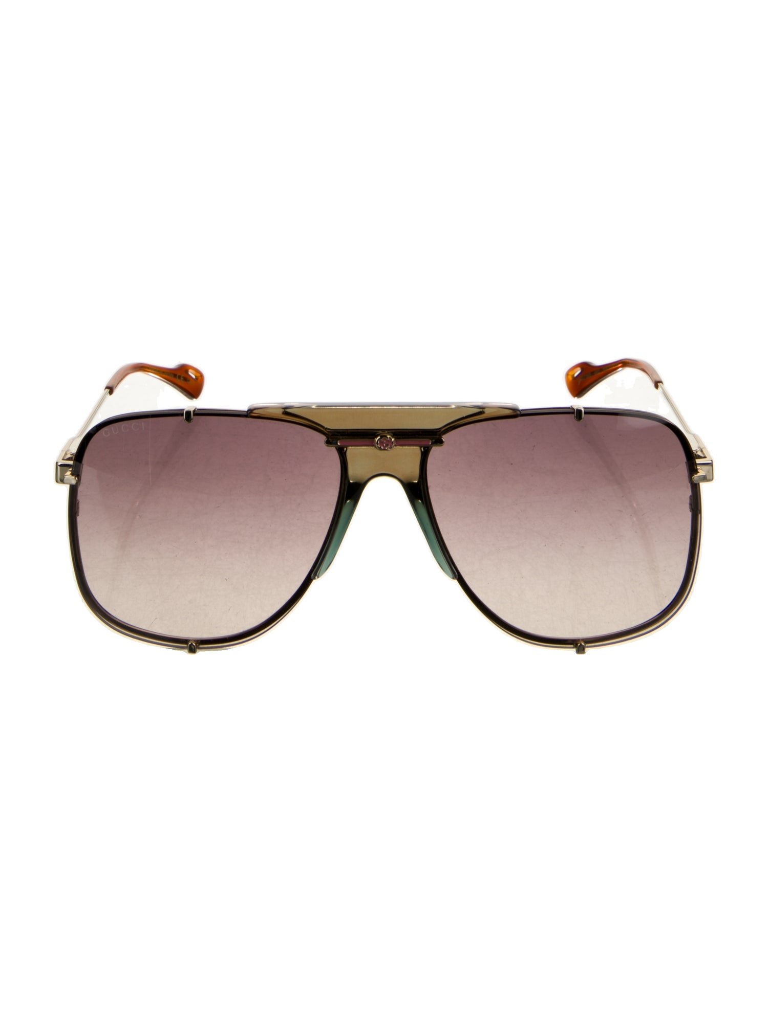 Gucci Shield Gradient Sunglasses