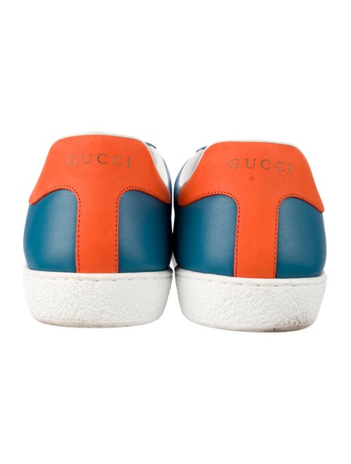 Gucci Leather Printed Sneakers