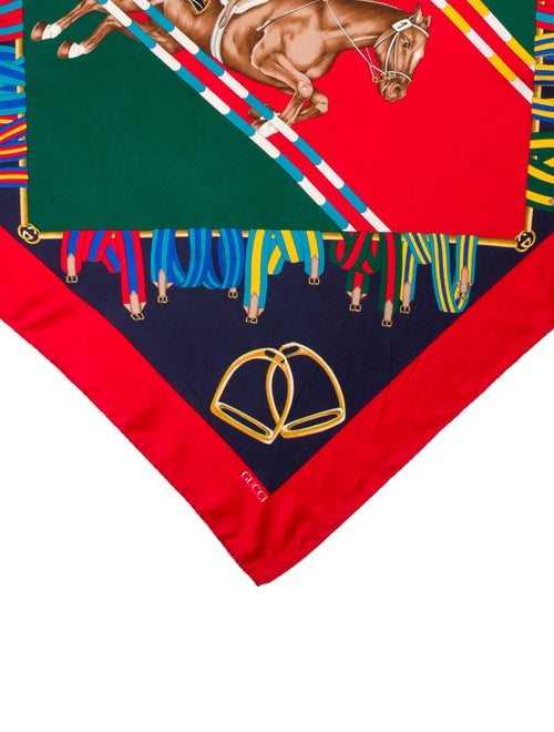 Gucci Silk Printed Scarf