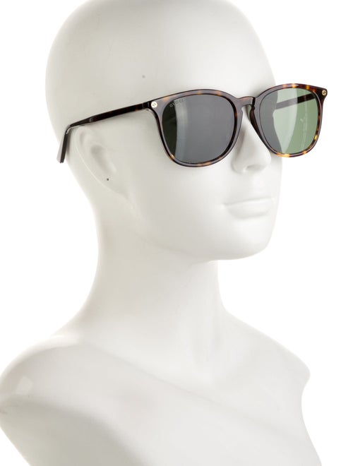 Gucci Dark Havana Interlocking G Logo Sunglasses
