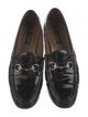 Gucci Horsebit Accent Patent Leather Loafers