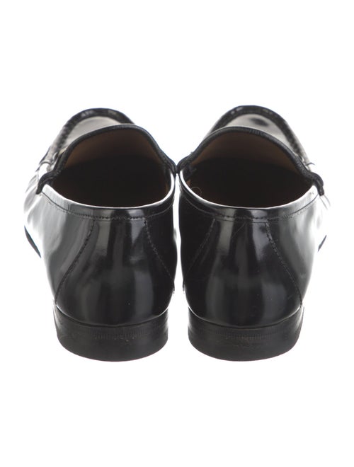 Gucci Horsebit Accent Patent Leather Loafers