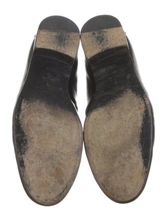 Gucci Horsebit Accent Patent Leather Loafers