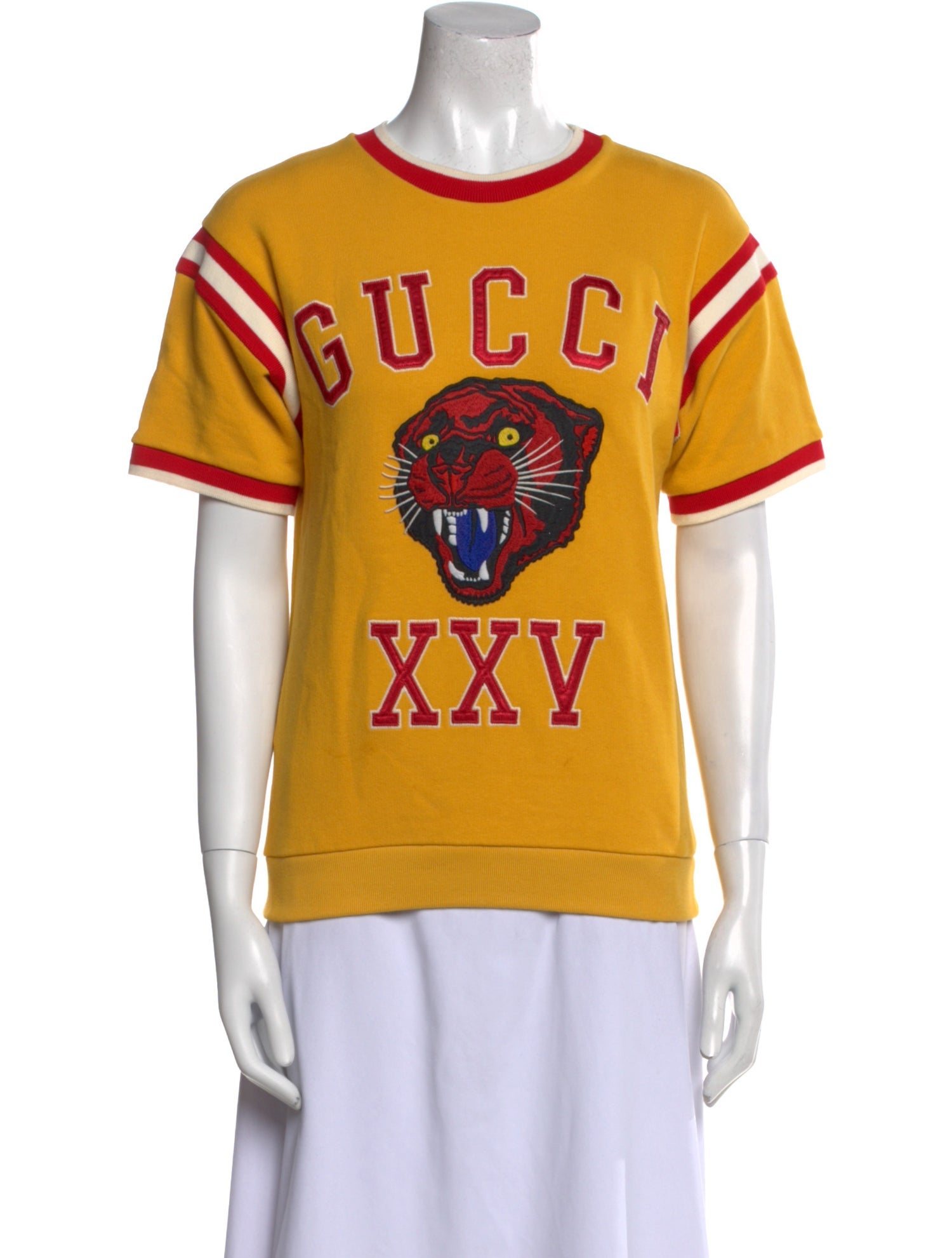 Gucci Graphic Print Crew Neck T-Shirt
