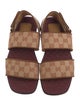 Gucci GG Canvas Canvas Slingback Sandals
