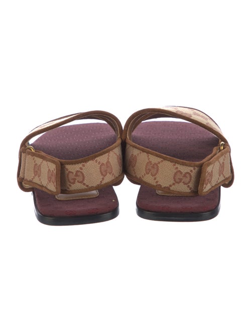 Gucci GG Canvas Canvas Slingback Sandals
