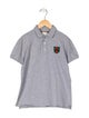 Gucci Boys' Solid Short Sleeve Polo