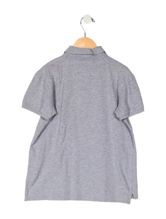 Gucci Boys' Solid Short Sleeve Polo