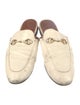 Gucci Horsebit Accent Leather Mules