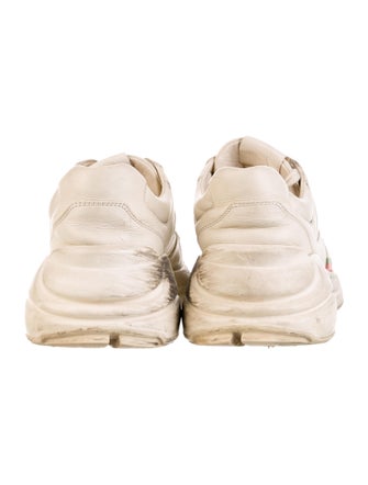 Gucci Web Accent Leather Chunky Sneakers