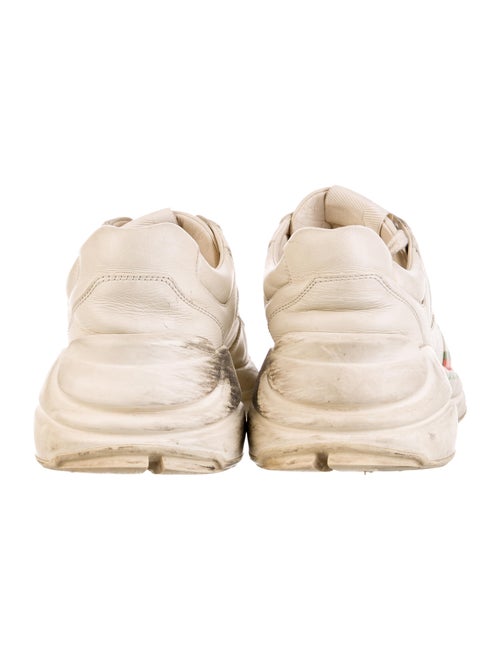 Gucci Web Accent Leather Chunky Sneakers