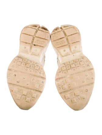 Gucci Web Accent Leather Chunky Sneakers