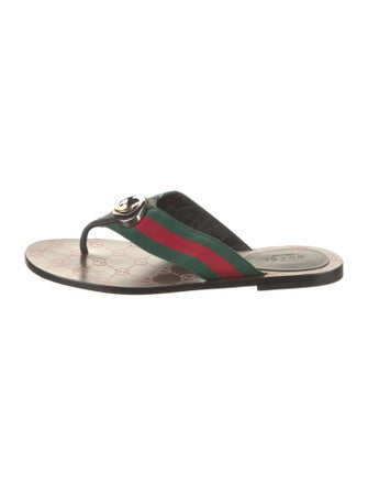 Gucci Web Accent Slides