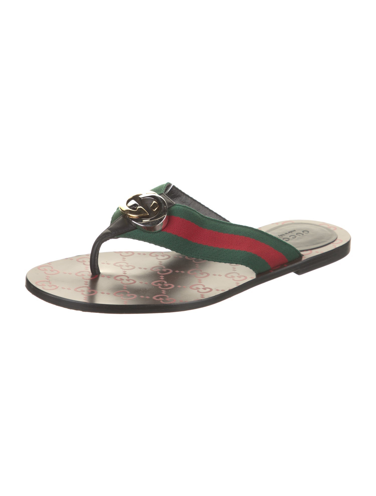 Gucci Web Accent Slides