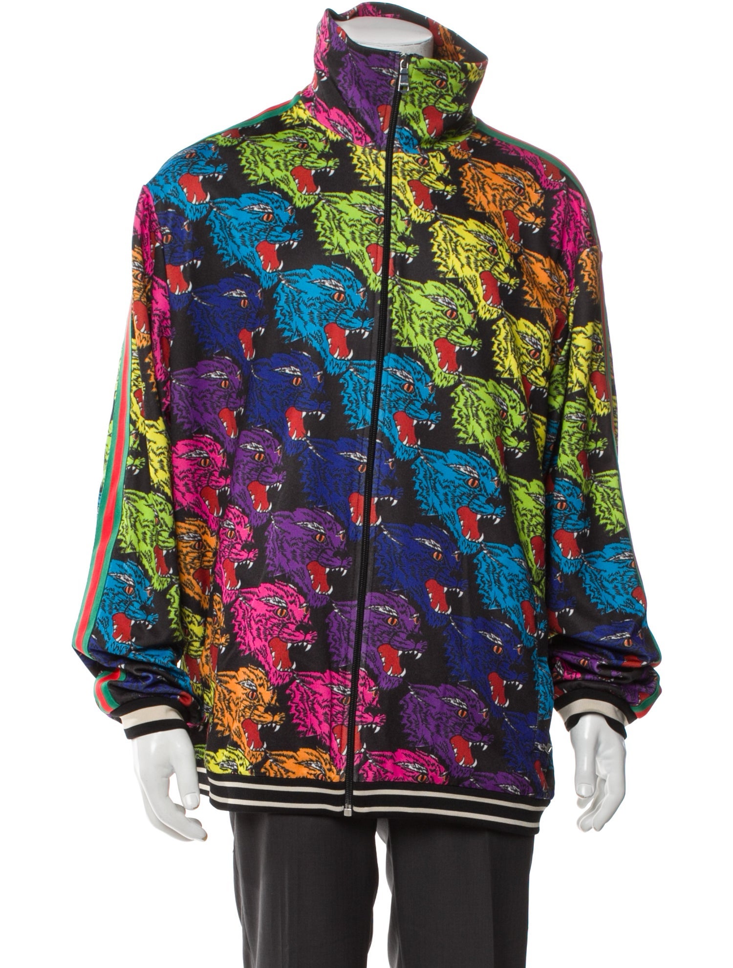 Gucci Web Accent Printed Windbreaker
