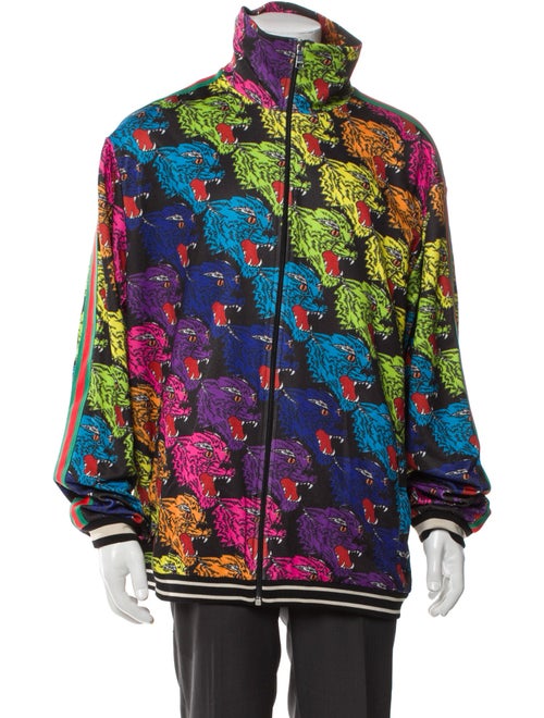Gucci Web Accent Printed Windbreaker