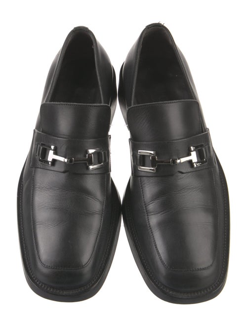 Gucci Horsebit Accent Leather Dress Loafers