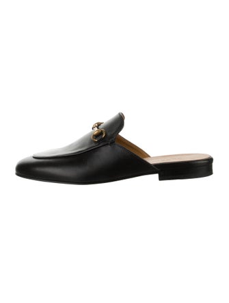 Gucci 1955 Horsebit Accent Leather Mules