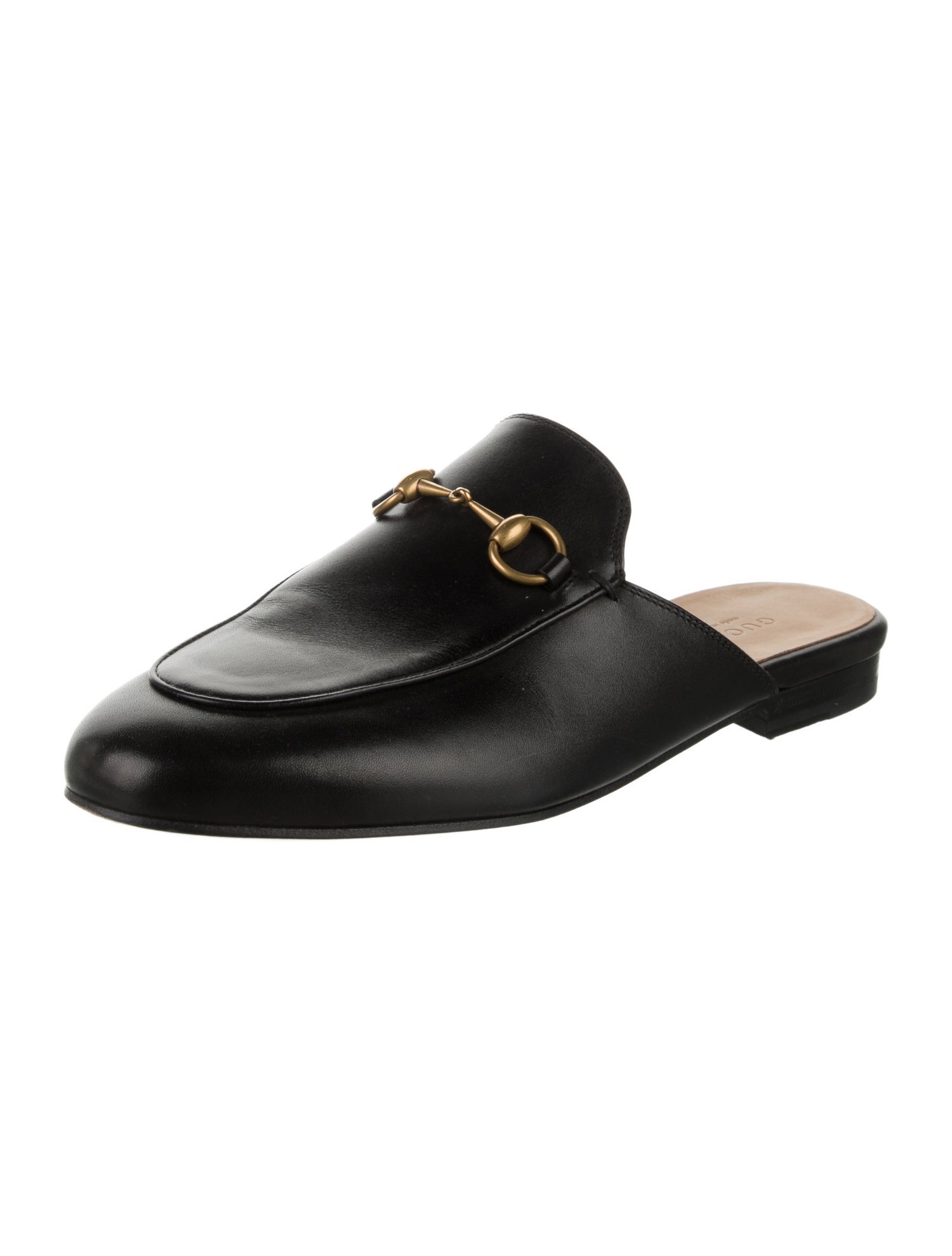 Gucci 1955 Horsebit Accent Leather Mules