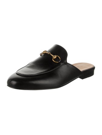 Gucci 1955 Horsebit Accent Leather Mules