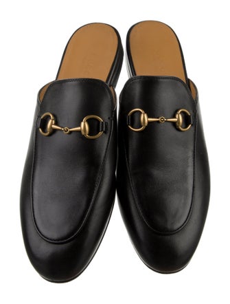 Gucci 1955 Horsebit Accent Leather Mules