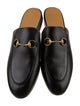 Gucci 1955 Horsebit Accent Leather Mules