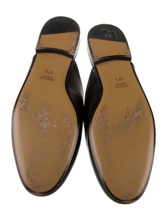 Gucci 1955 Horsebit Accent Leather Mules
