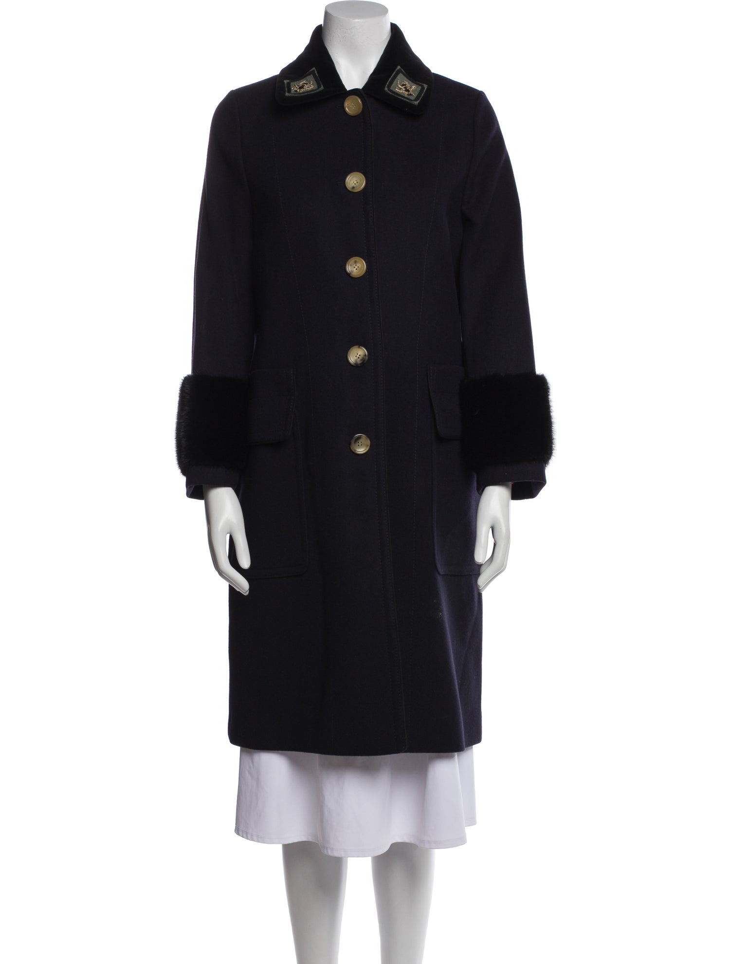 Gucci 2015 Wool Fur Coat