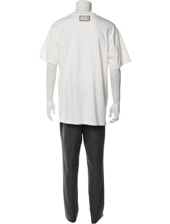 Gucci Graphic Print Crew Neck T-Shirt