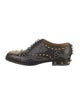 Gucci Leather Studded Accents Oxfords
