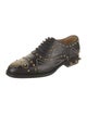 Gucci Leather Studded Accents Oxfords