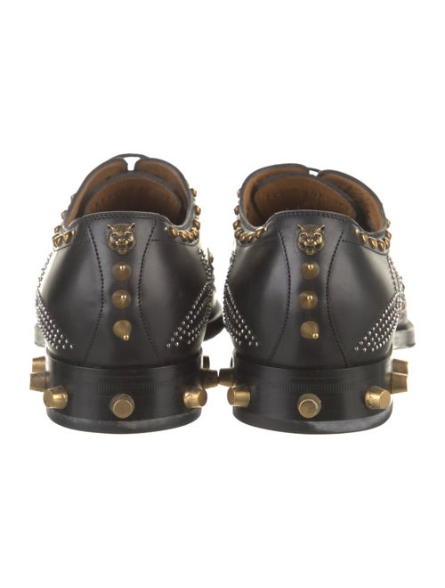 Gucci Leather Studded Accents Oxfords