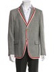 Gucci Wool Grosgrain Trim Blazer