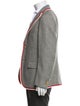 Gucci Wool Grosgrain Trim Blazer