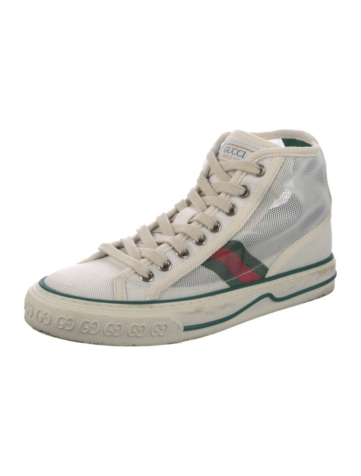 Gucci Mesh Printed Sneakers