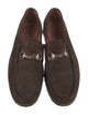 Gucci Horsebit Accent Suede Loafers
