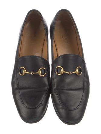 Gucci Horsebit Accent Leather Loafers