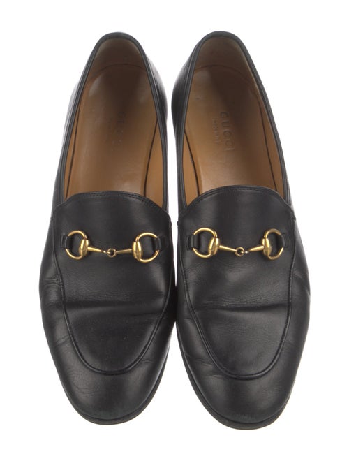 Gucci Horsebit Accent Leather Loafers