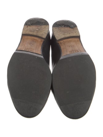Gucci Horsebit Accent Leather Loafers