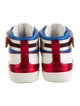 Gucci Web Accent Leather Sneakers