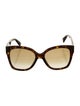 Gucci Square Gradient Sunglasses