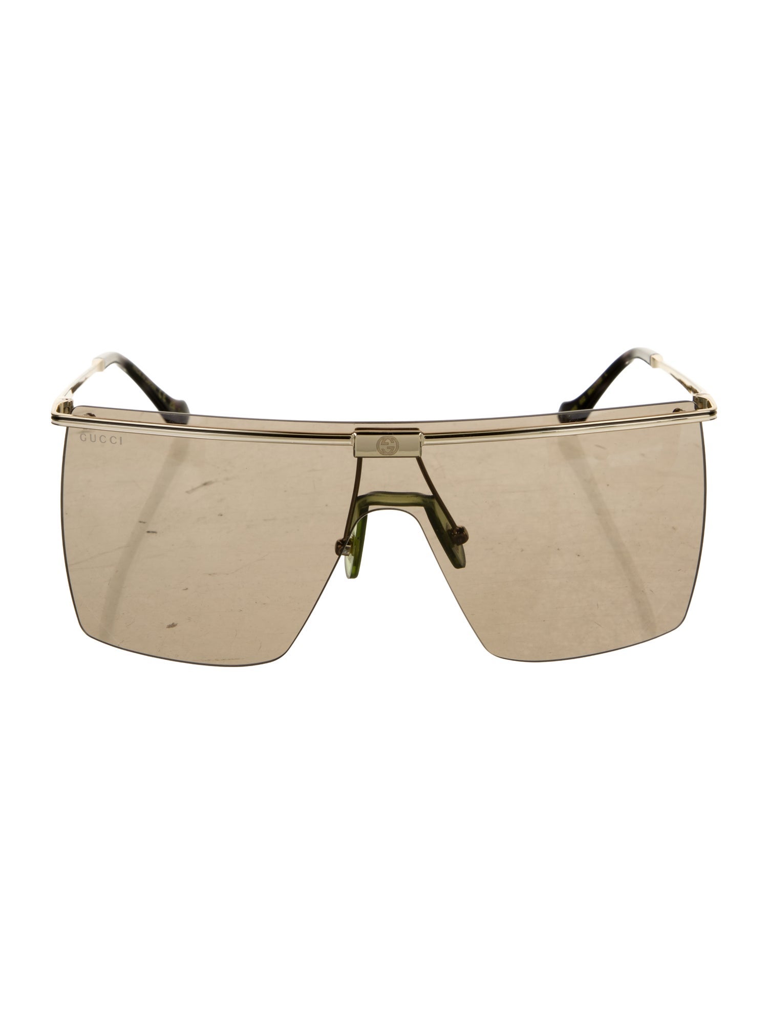 Gucci Shield Tinted Sunglasses