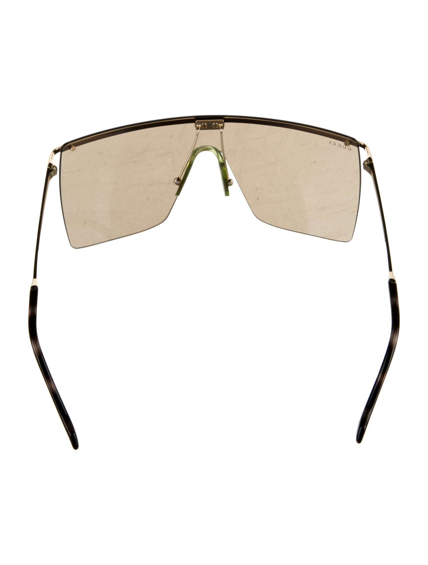 Gucci Shield Tinted Sunglasses