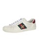 Gucci Web Accent Leather Sneakers