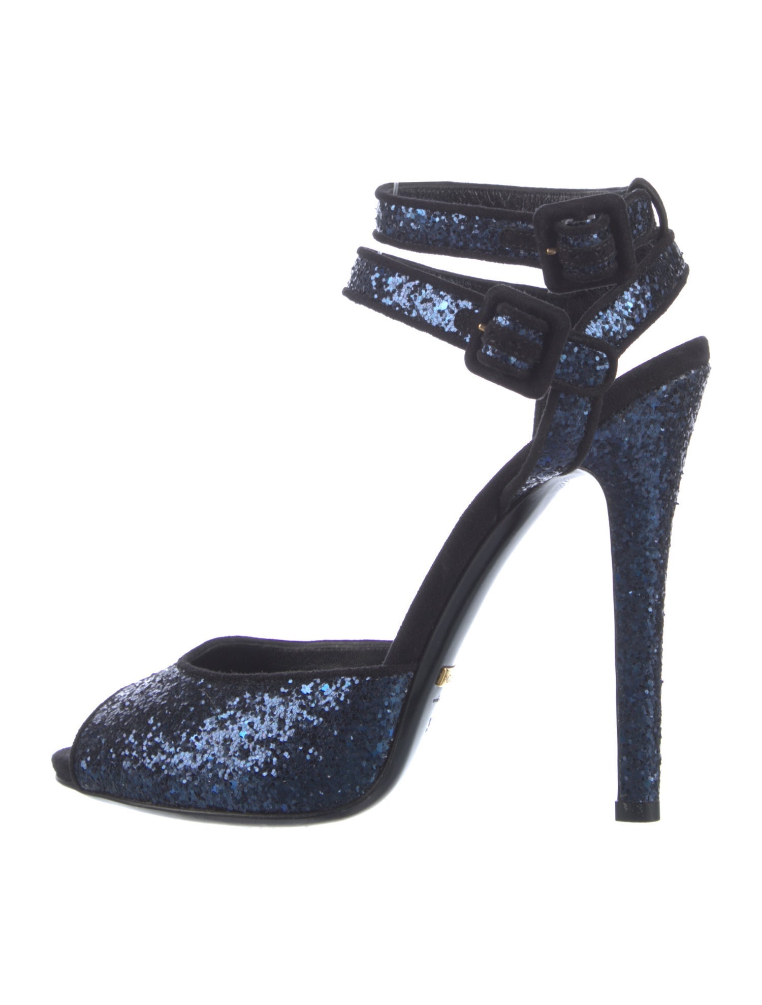 Gucci Glitter Glitter Accents D'Orsay Pumps
