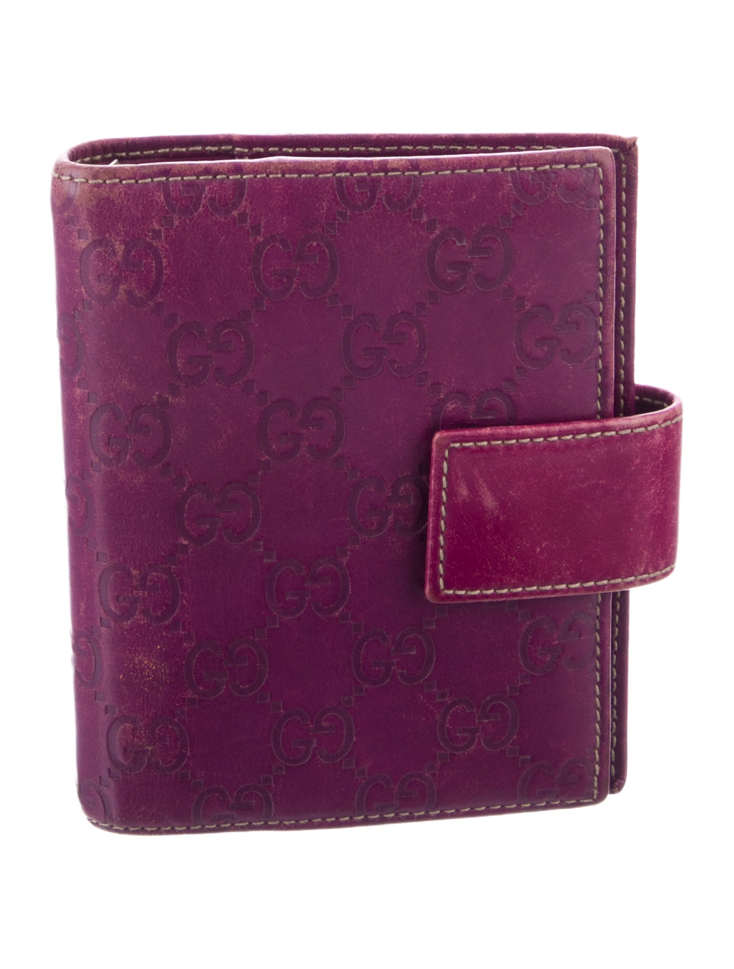 Gucci GG Embossed Leather Agenda Cover