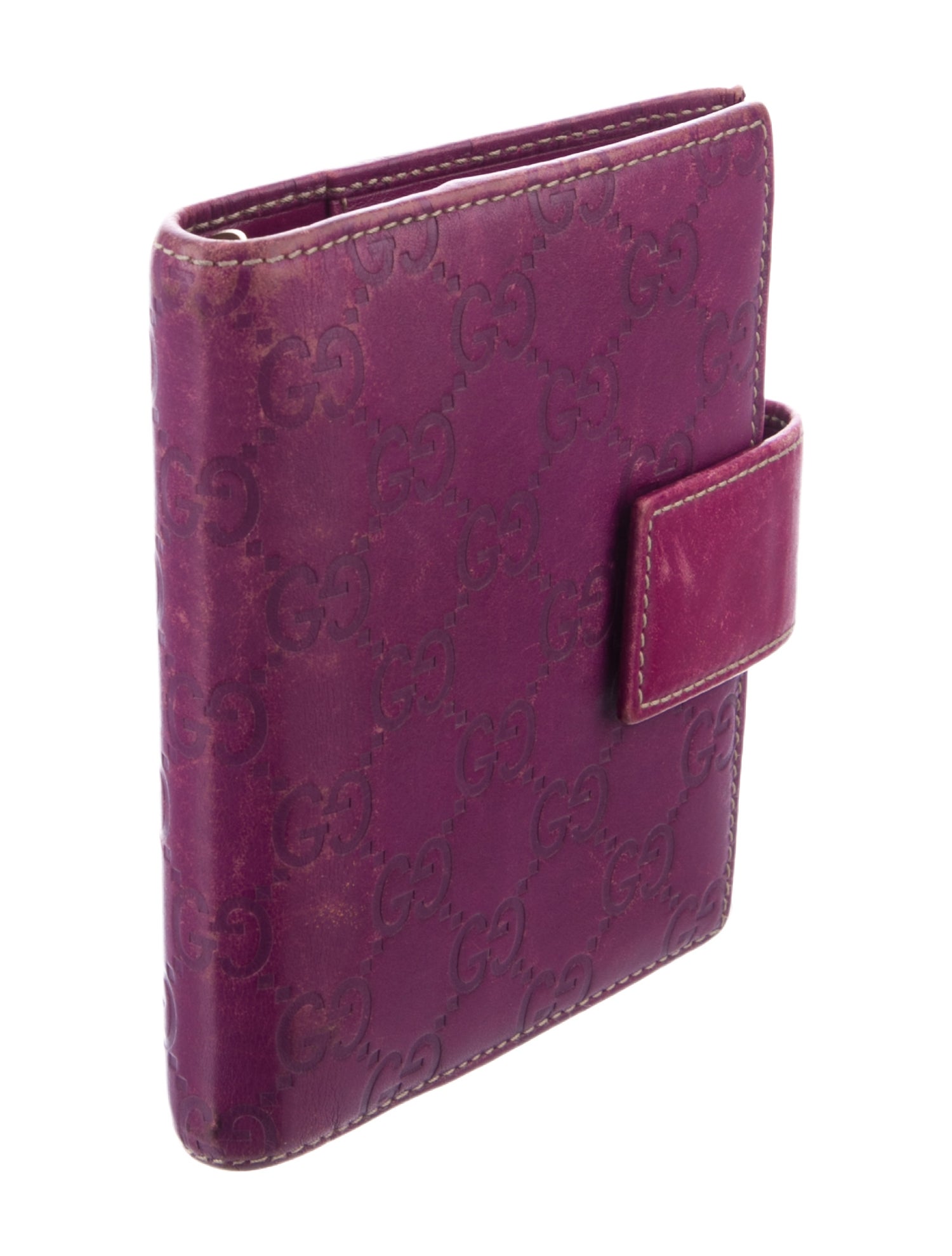 Gucci GG Embossed Leather Agenda Cover
