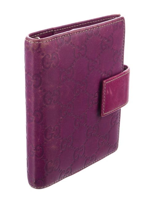 Gucci GG Embossed Leather Agenda Cover