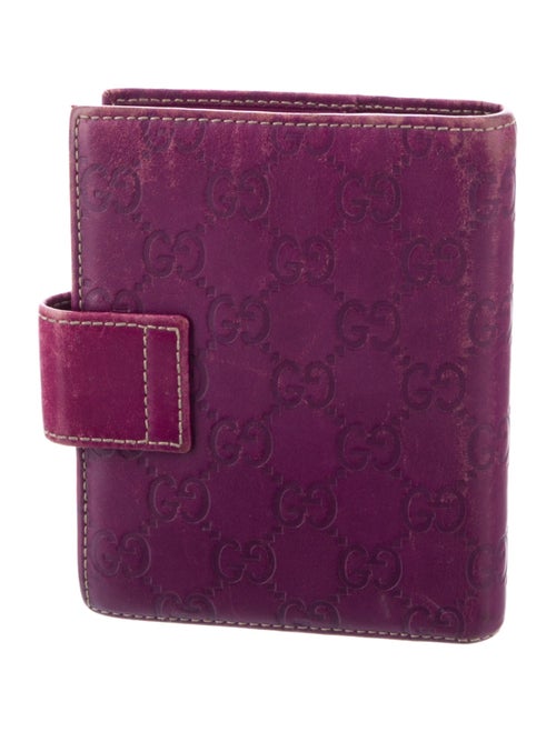 Gucci GG Embossed Leather Agenda Cover